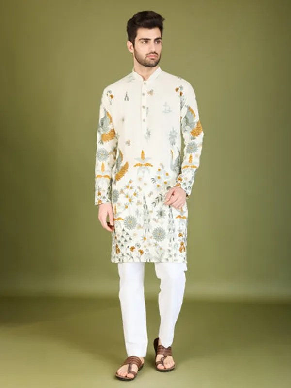 Traditional_Semi_Stitched_Kurta_Pyjama_Suits