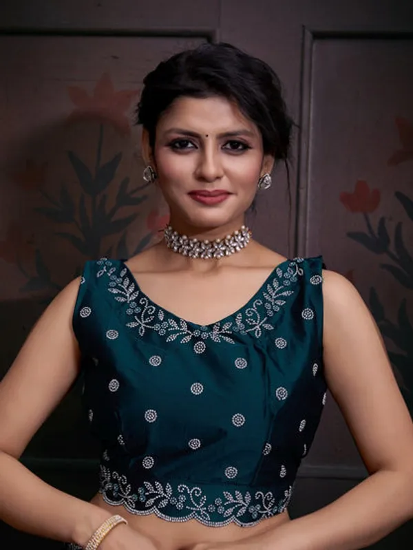 Georgette_Silk_Saree
