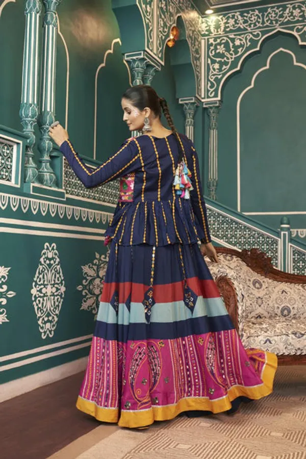 Latest_Semi_Stitched_Lehenga_Choli_With_Duppatta