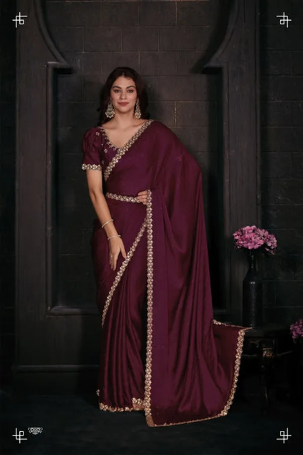 Georgette_Silk_Saree