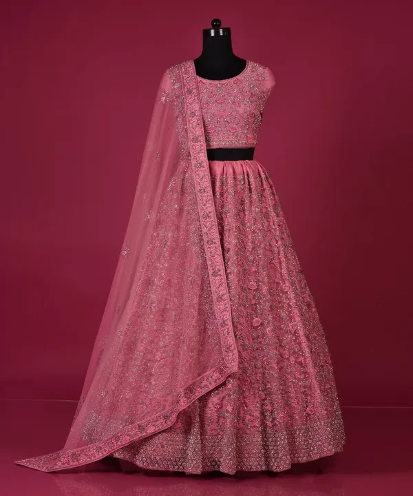 New_Wedding_And_Festival_Semi_Stitiched_Lehenga_Choli