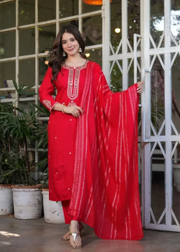 Latest_Readymade_Kurti_Set_With_Dupatta