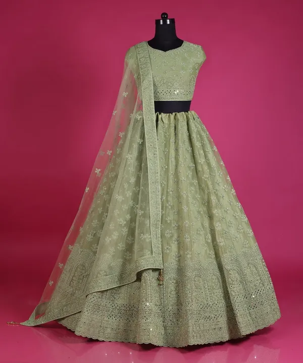 New_Wedding_And_Festival_Semi_Stitiched_Lehenga_Choli