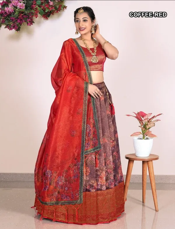 Latest_Semi_Stitched_Lehenga_Choli_With_Dupatta
