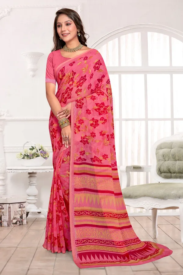 Georgette_Silk_Saree