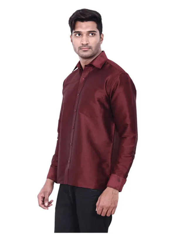 New_Maroon_Designer_Shirt