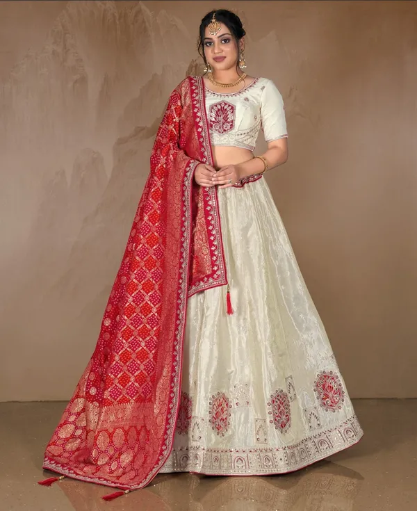 Latest_Semi_Stitched_Lehenga_Choli_With_Dupatta