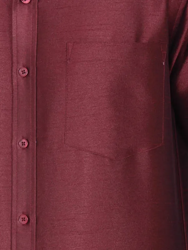 New_Maroon_Designer_Shirt