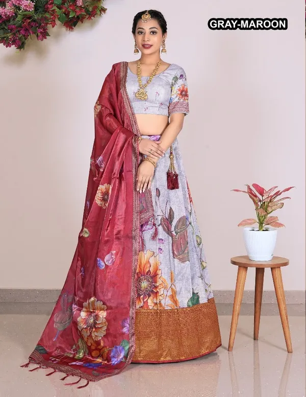 Latest_Semi_Stitched_Lehenga_Choli_With_Dupatta