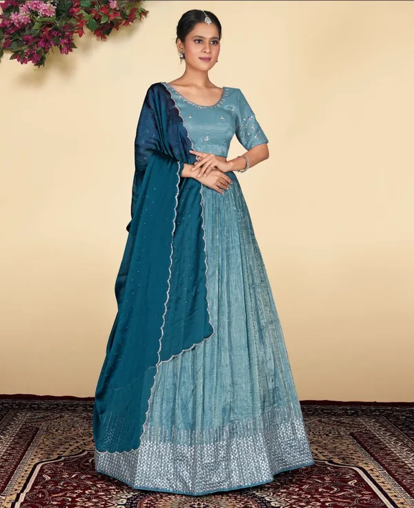 Latest_Semi_Stitched_Lehenga_Choli_With_Dupatta