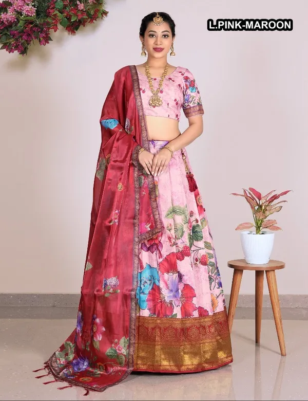 Latest_Semi_Stitched_Lehenga_Choli_With_Dupatta