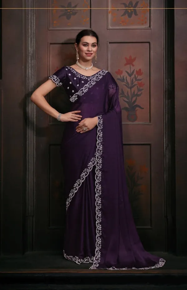 Georgette_Silk_Saree