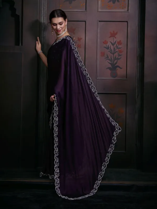 Georgette_Silk_Saree