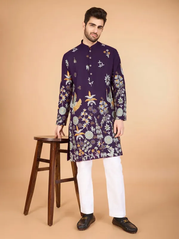 Traditional_Semi_Stitched_Kurta_Pyjama_Suits