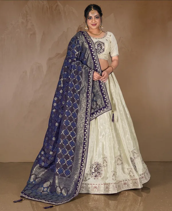 Latest_Semi_Stitched_Lehenga_Choli_With_Dupatta