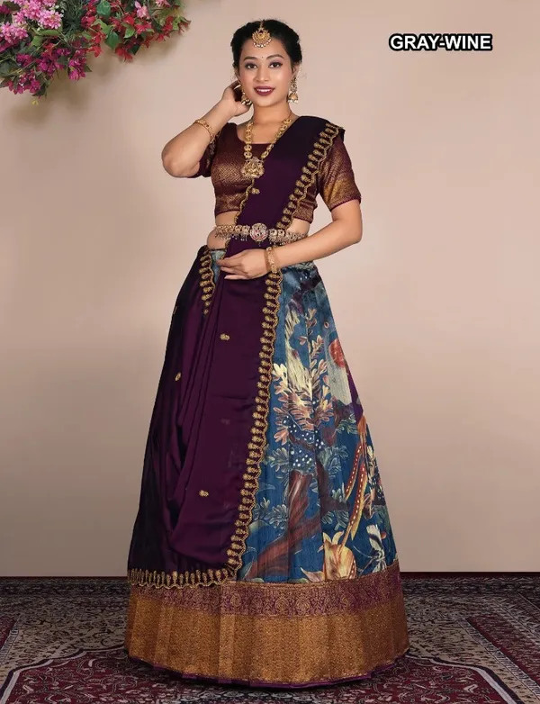 Latest_Semi_Stitched_Lehenga_Choli_With_Dupatta