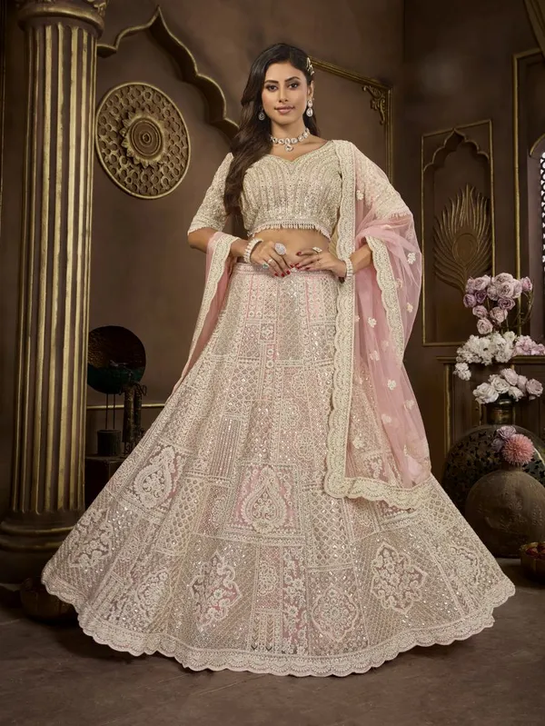 New_Semi_Stitiched_Bridal_Lehenga_Choli