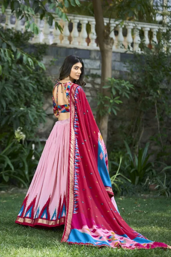 New_Semi_Stitiched_Lehenga_Choli
