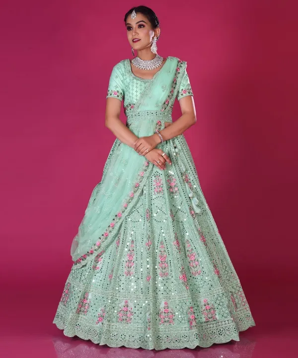 New_Wedding_And_Festival_Semi_Stitiched_Lehenga_Choli