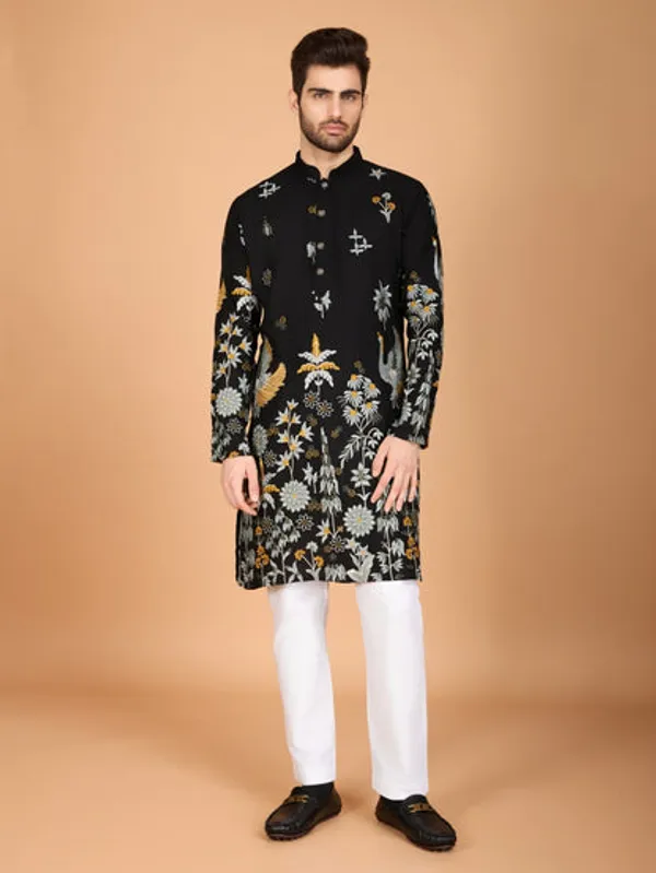 Traditional_Semi_Stitched_Kurta_Pyjama_Suits