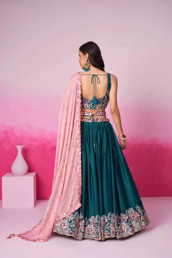New_Semi_Stitiched_Lehenga_Choli
