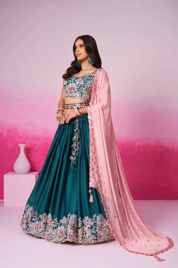 New_Semi_Stitiched_Lehenga_Choli