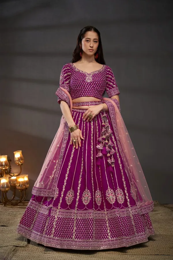 New_Semi_Stitiched_Bridal_Lehenga_Choli
