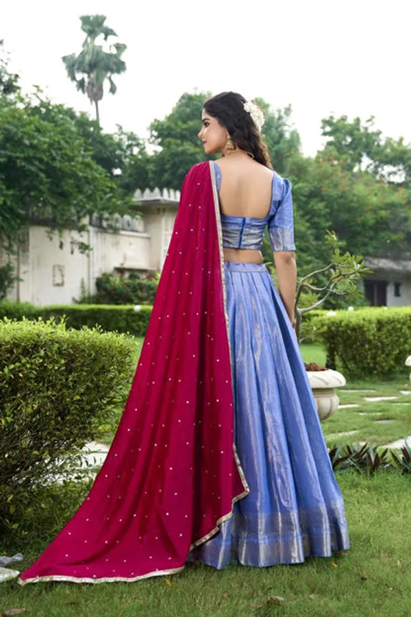 Latest_Semi_Stitched_Banarasi_Lehenga_Choli