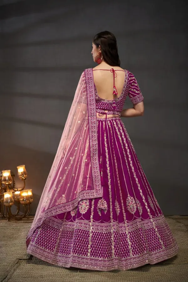 New_Semi_Stitiched_Bridal_Lehenga_Choli