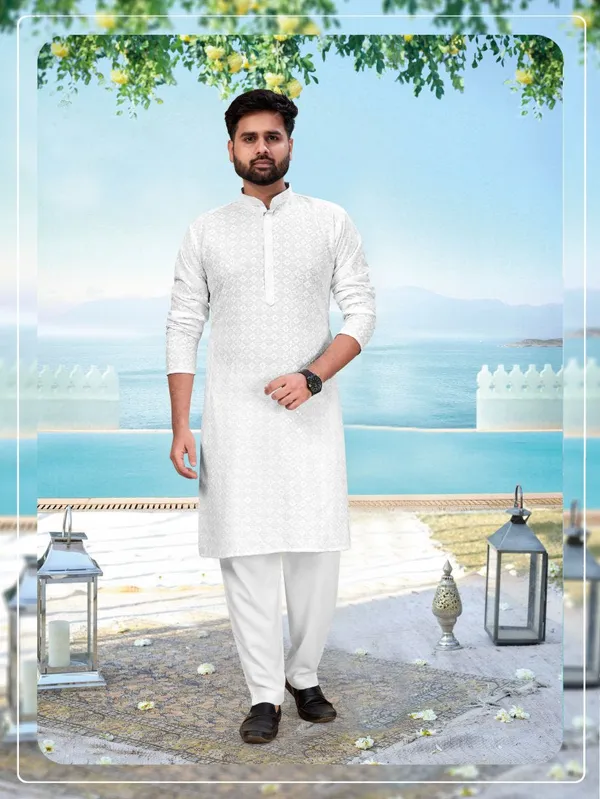 Latest_Designer_Readymade_Kurta_Pyjama