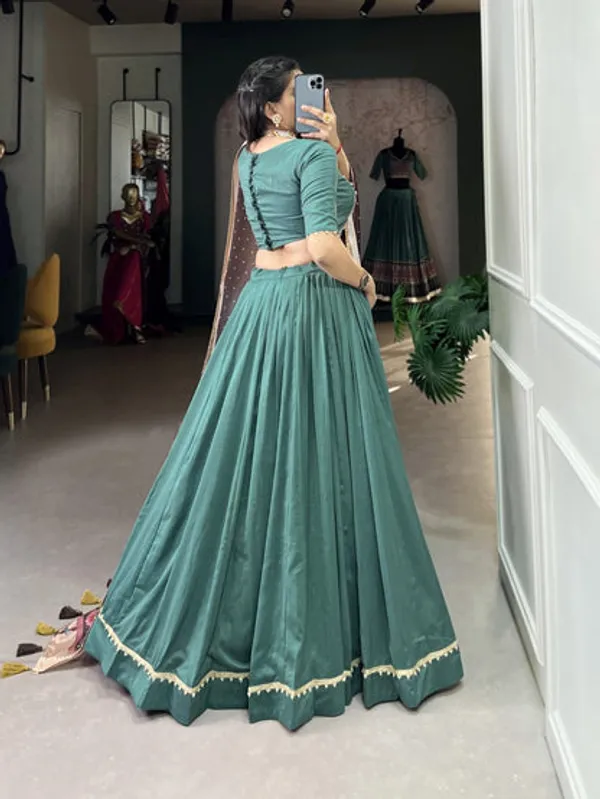Latest_Semi_Stitched_Lehenga_Choli_With_Duppatta