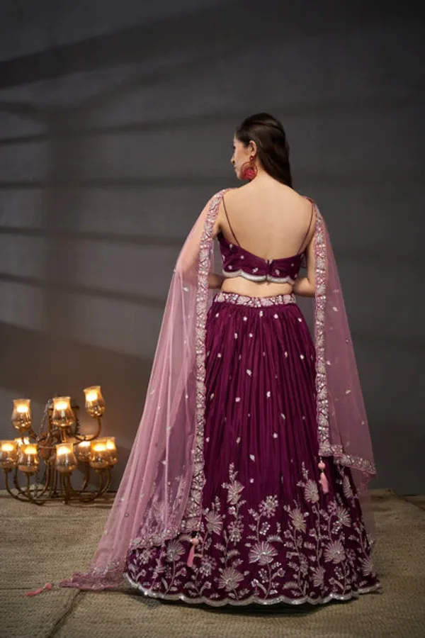 New_Semi_Stitiched_Lehenga_Choli