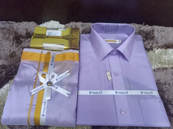 Art_Silk_Dothi_Set_Shirt_Dothi_Kerchief_Belt_3_In_1_Small_Border