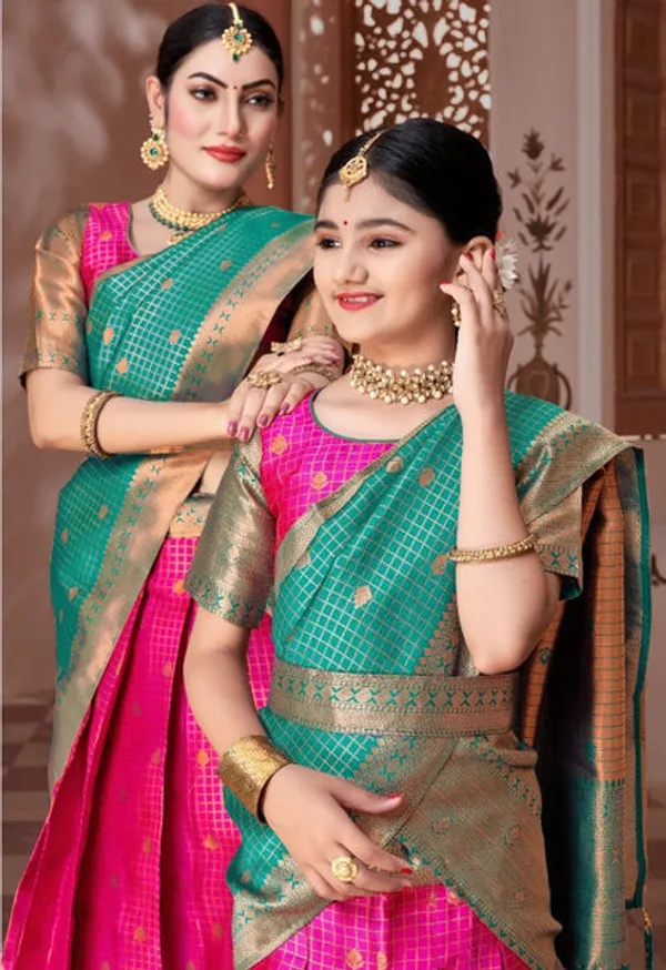 Readymade_Art_Silk_Lehenga_With_Silk_Duppatta