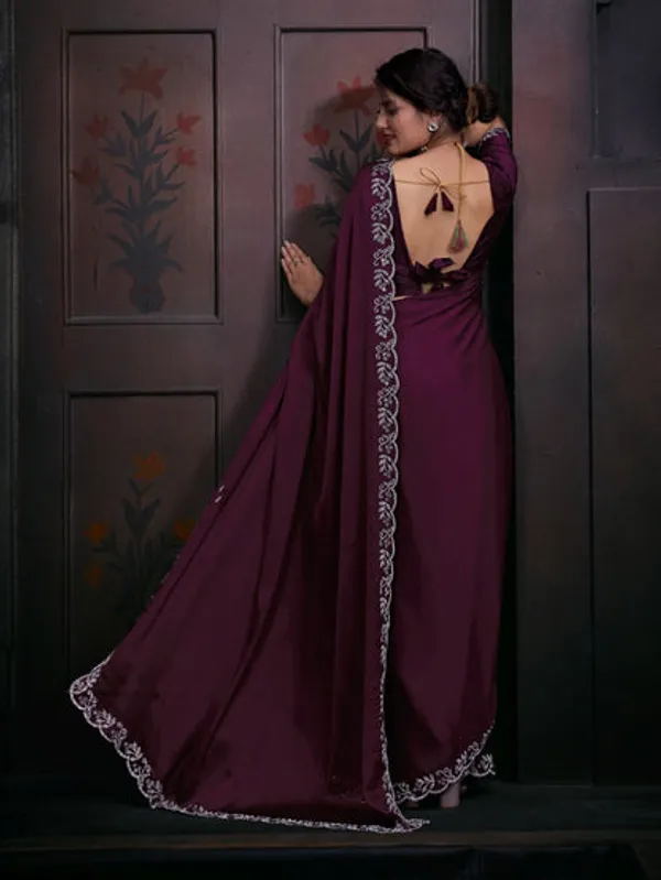 Georgette_Silk_Saree