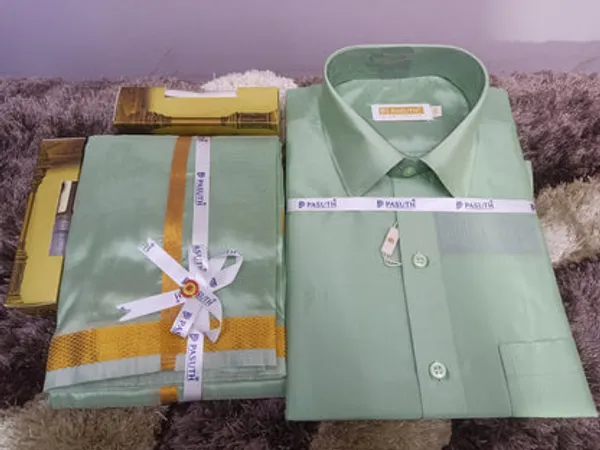 Art_Silk_Dothi_Set_Shirt_Dothi_Kerchief_Belt_3_In_1_Small_Border