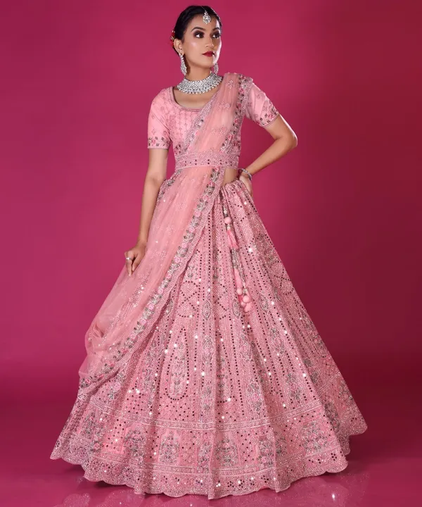 New_Wedding_And_Festival_Semi_Stitiched_Lehenga_Choli