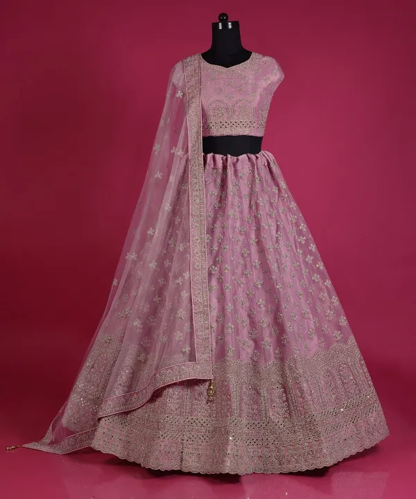 New_Wedding_And_Festival_Semi_Stitiched_Lehenga_Choli