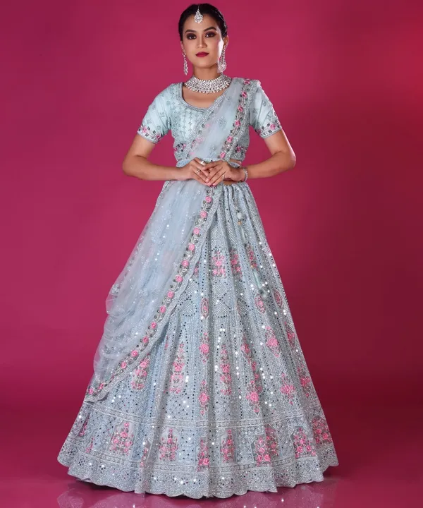 New_Wedding_And_Festival_Semi_Stitiched_Lehenga_Choli
