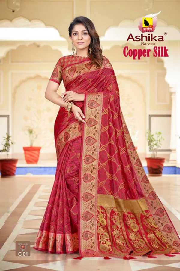 Latest_Designer_Silk_Saree_Heavy_Pallu_And_Border