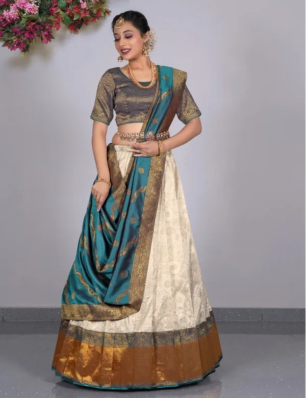 Latest_Semi_Stitched_Lehenga_Choli_With_Dupatta