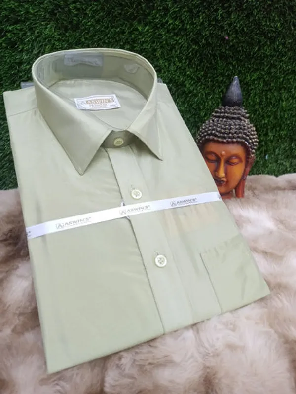 Art_Silk_Dothi_Set_Shirt_Dothi_Kerchief_Belt_3_In_1_Small_Border