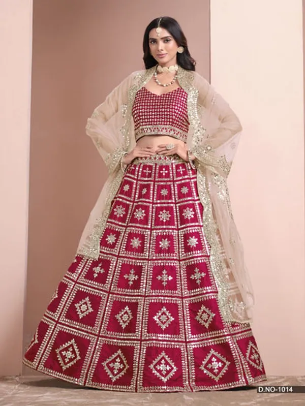 Latest_Semi_Stitched_Lehenga_Choli_With_Dupatta