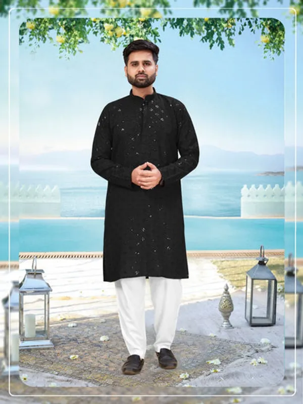 Latest_Designer_Readymade_Kurta_Pyjama