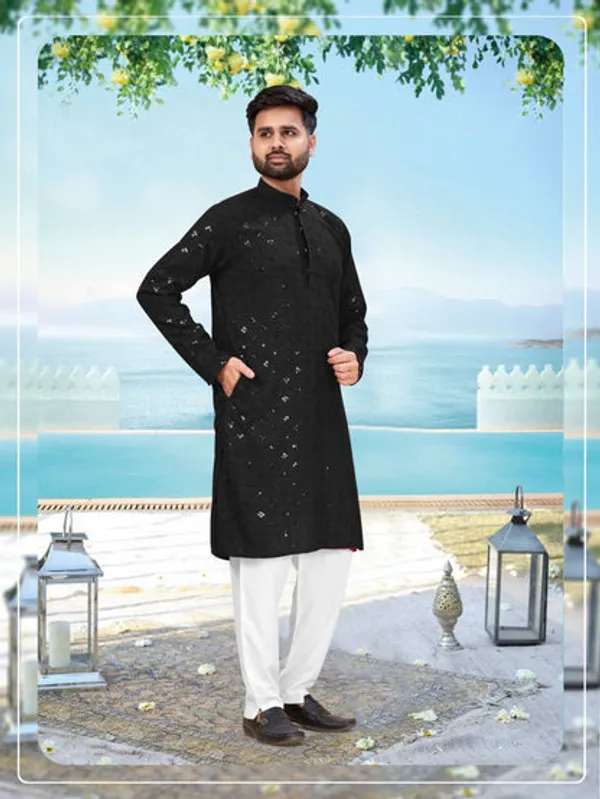 Latest_Designer_Readymade_Kurta_Pyjama