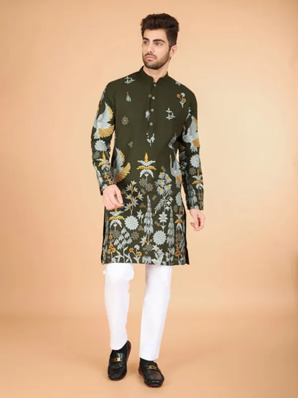 Traditional_Semi_Stitched_Kurta_Pyjama_Suits
