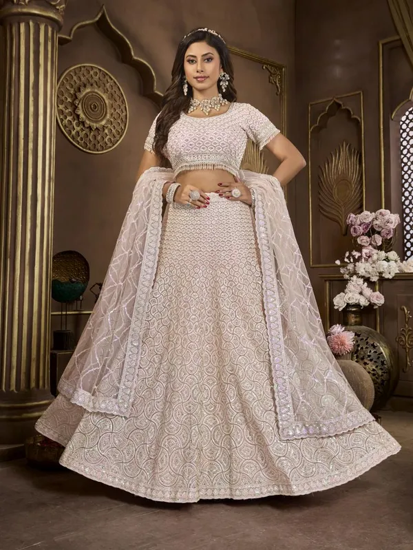 New_Semi_Stitiched_Bridal_Lehenga_Choli