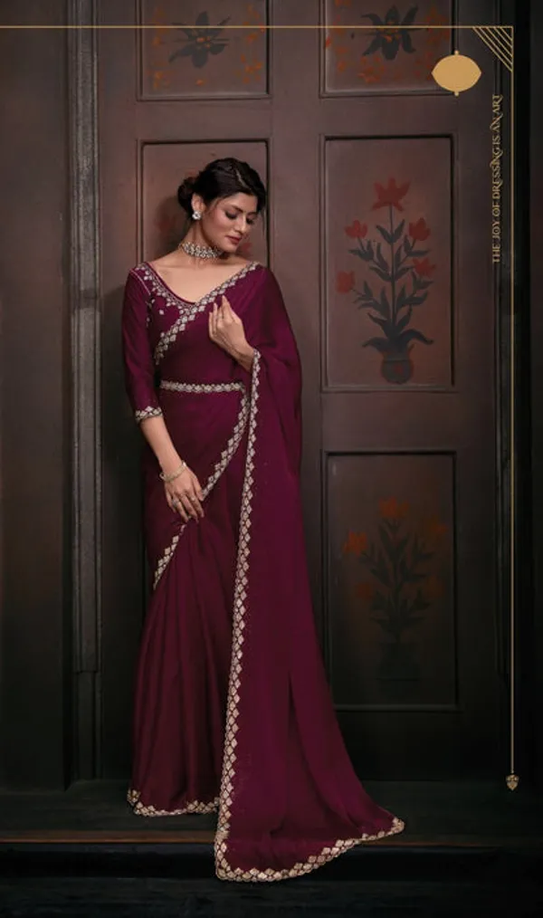 Georgette_Silk_Saree