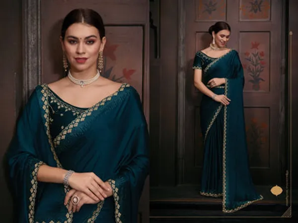 Georgette_Silk_Saree