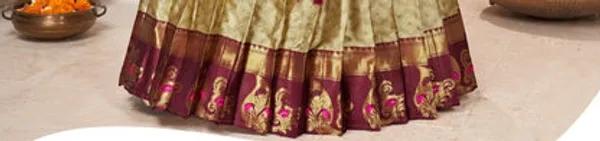 New_Semi_Stitiched_Banarasi_Lehenga_Choli